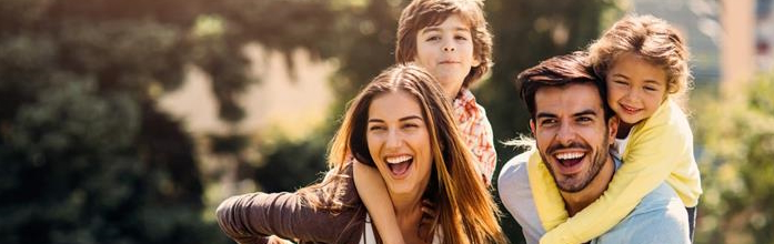 Family Smiling Together