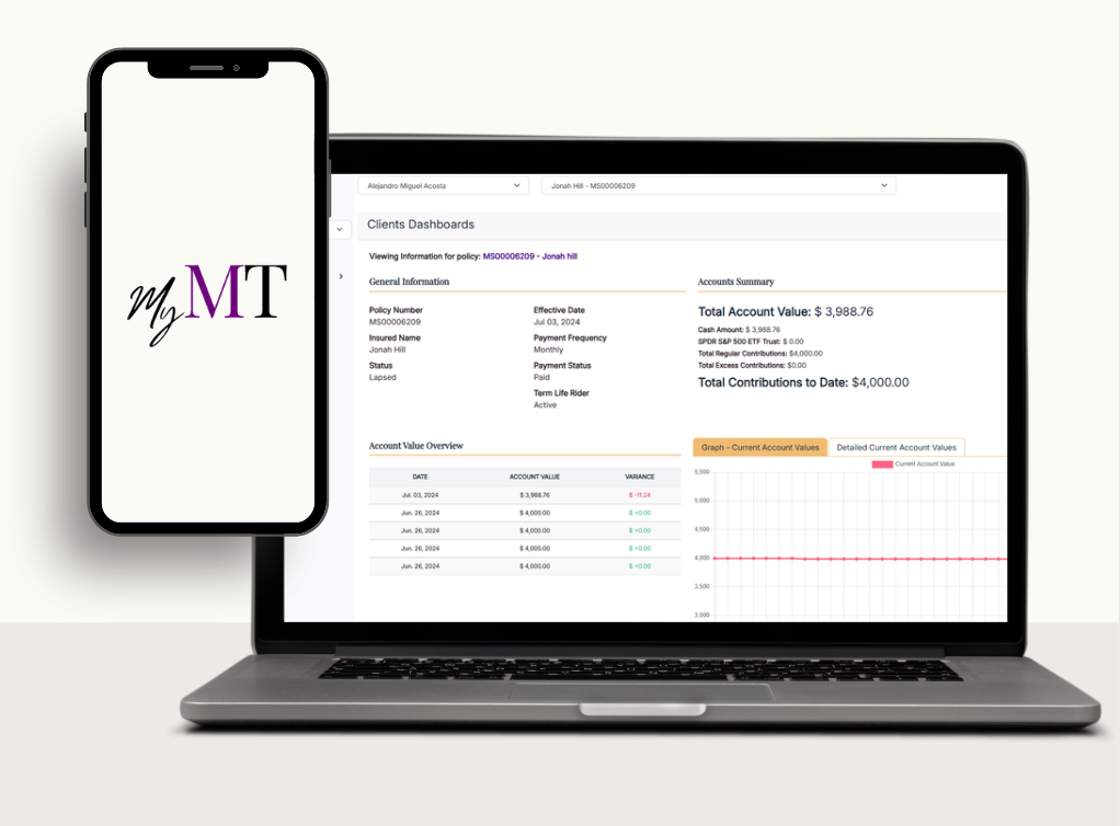 A computer screen displaying financial data